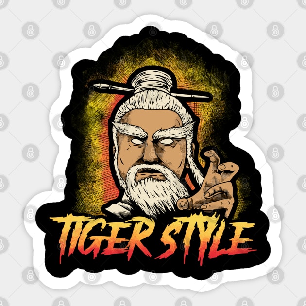 Tiger Style Sticker by theyoiy